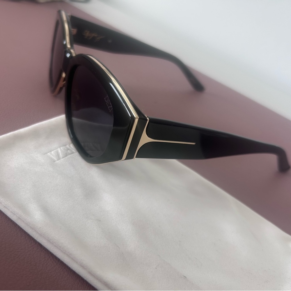 Black and Gold Sunglasses